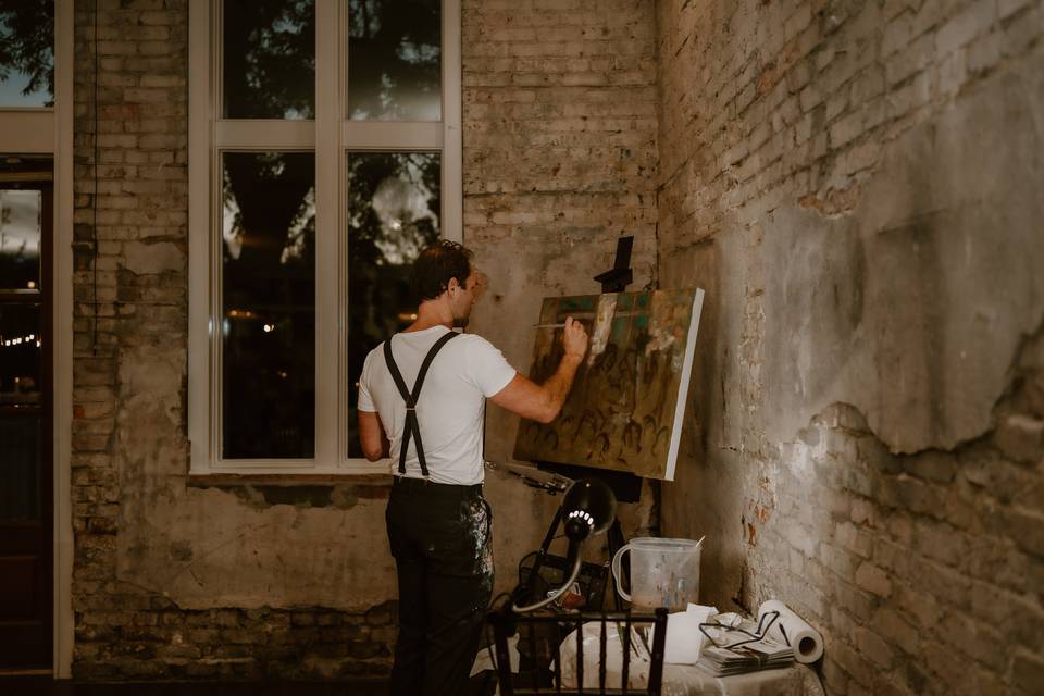 Live painting by Matt Miller