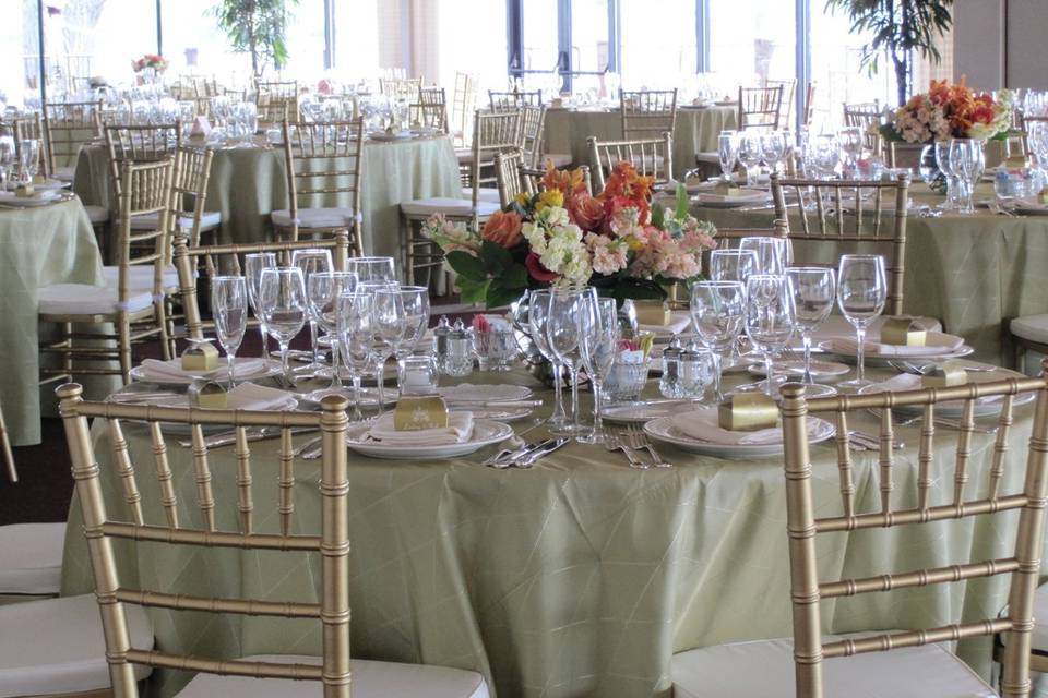 White wooden chairs