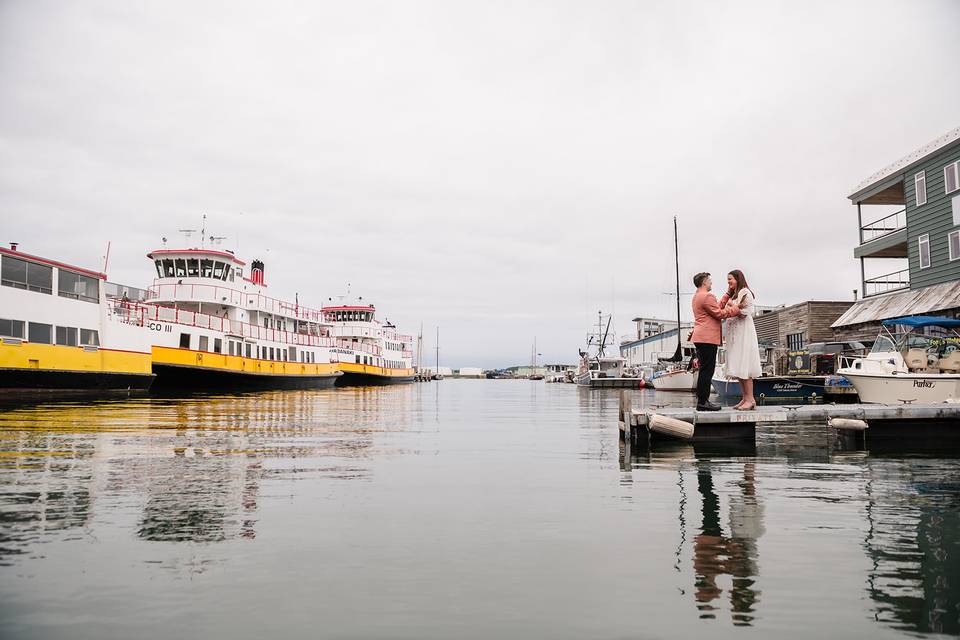 Small Maine wedding