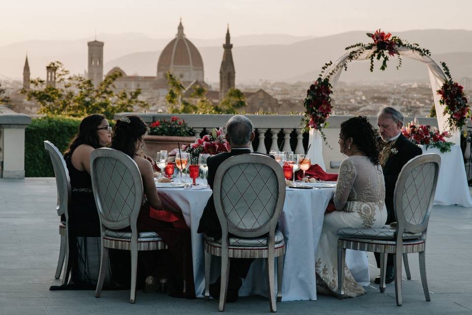 Wedding Panoramic Table