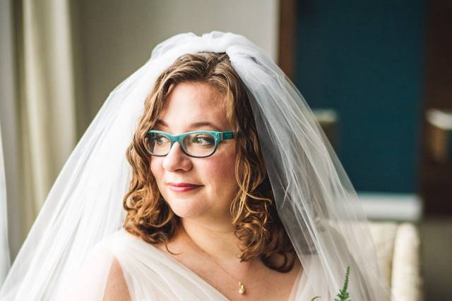 Bride in veil