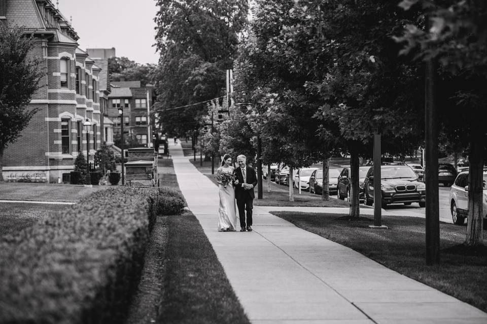 Walk down the aisle