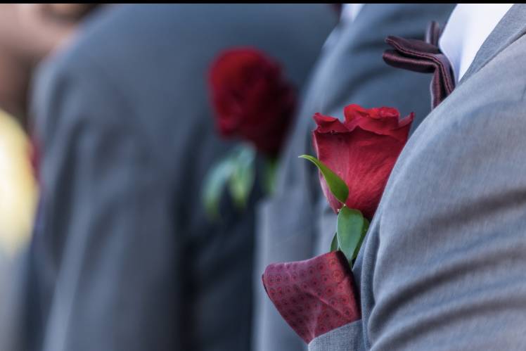 Rose boutonniere