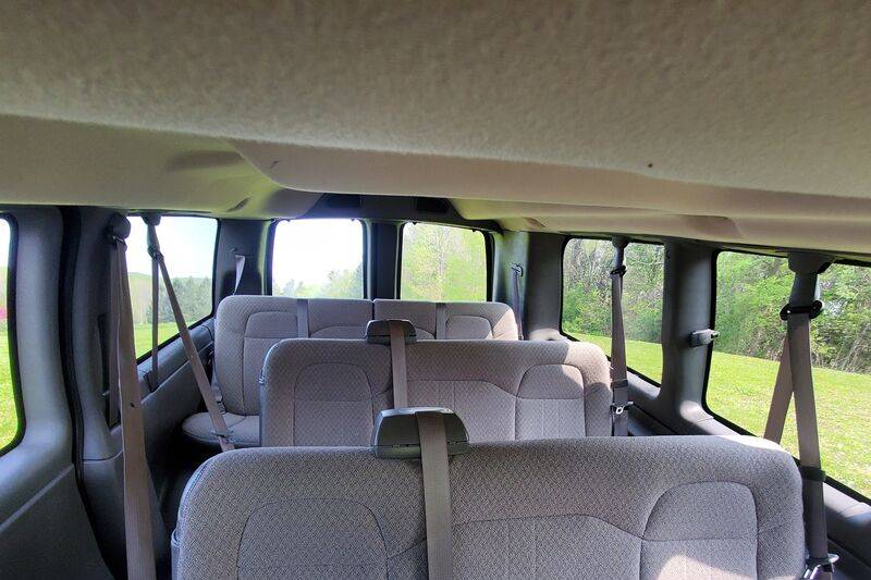 Minivan interior