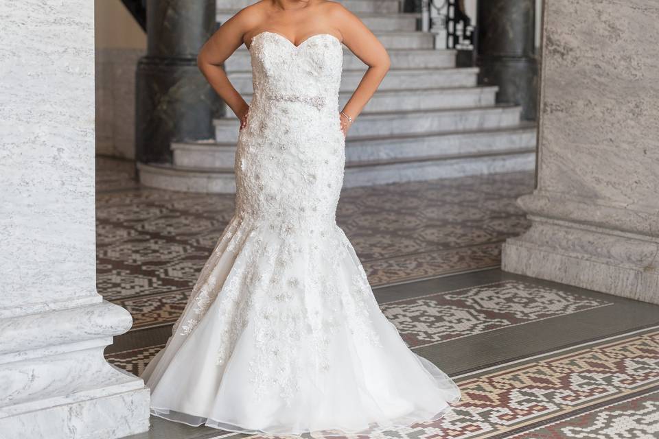 Bride's portrait