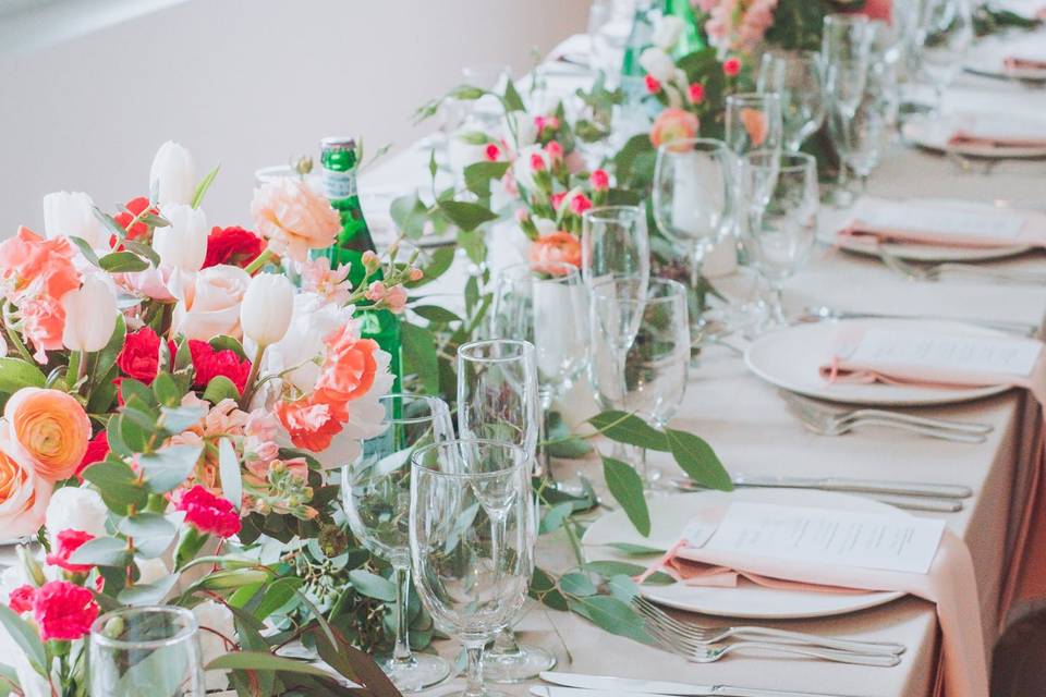 Long Table Flowers