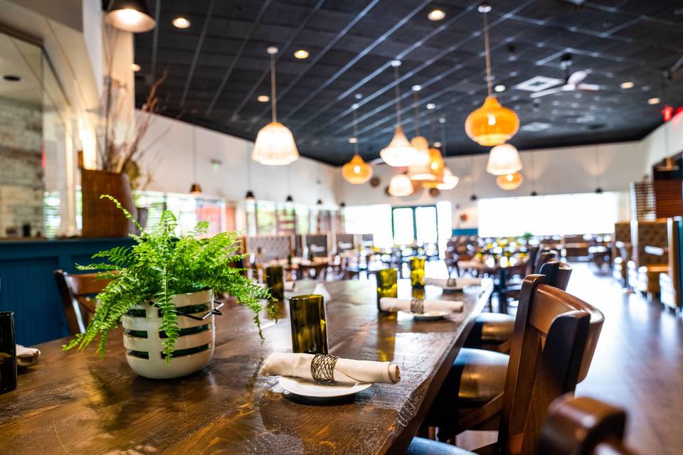 Dining Room & barrel table