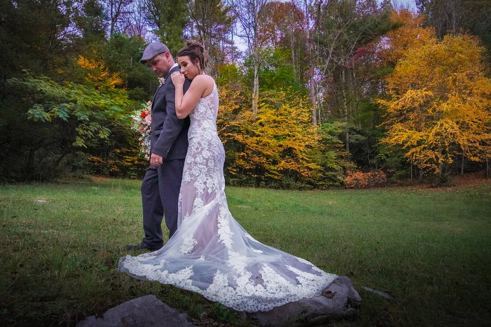 Fall wedding photos