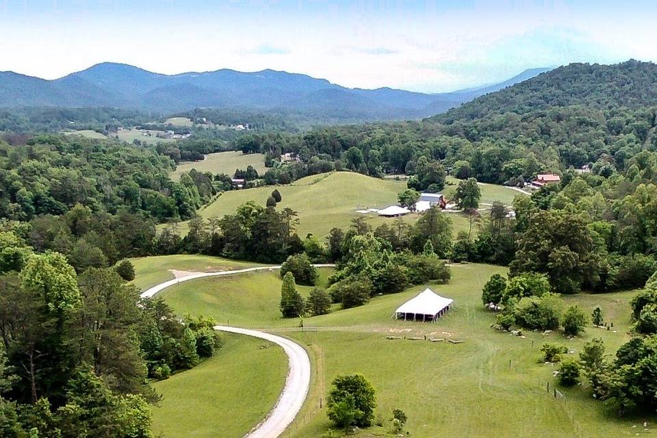 Country Manor Acres from Drone