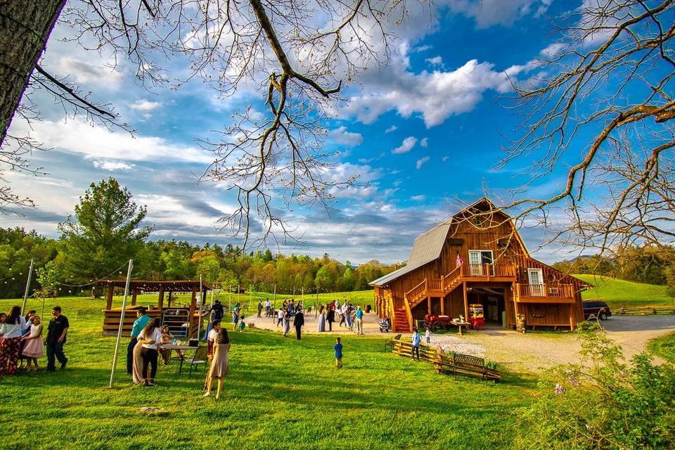 Party Barn and Beverage Shed