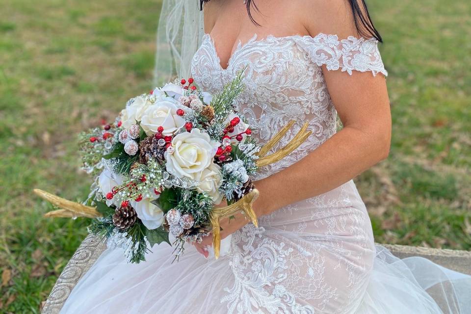 Bridal Portrait at Oak Tree