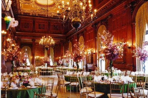 University club wedding in May