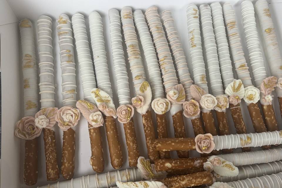 Chocolate Pretzel Rods