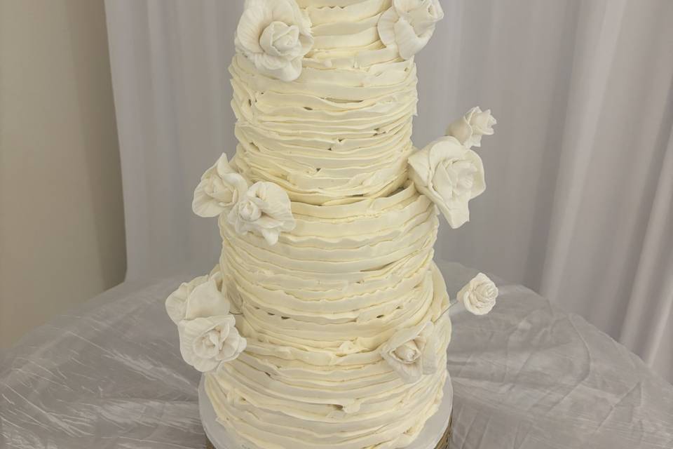 4 tier cake