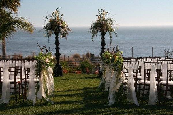 Ocean view ceremony site