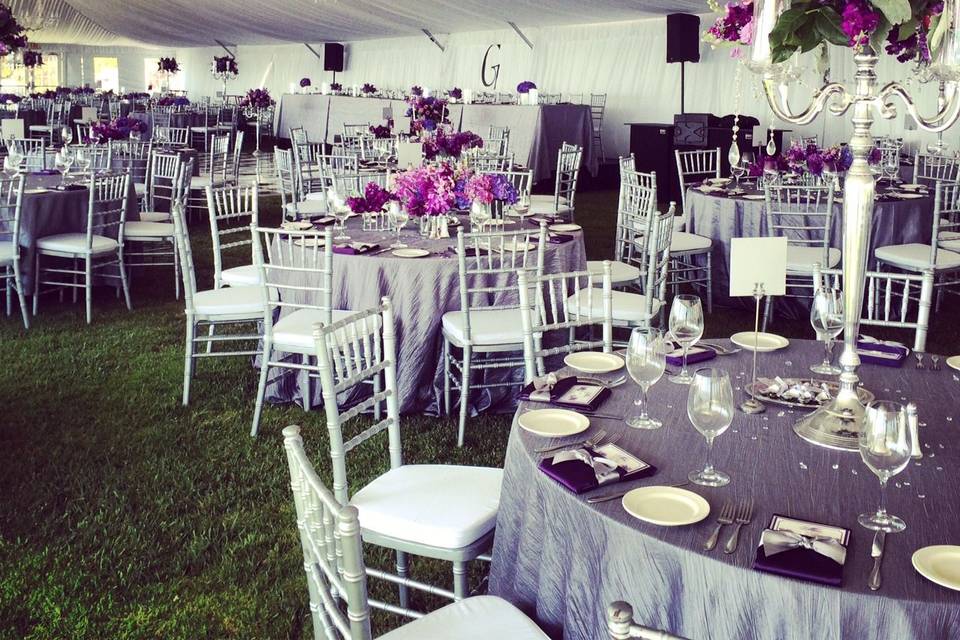 Tented receptions