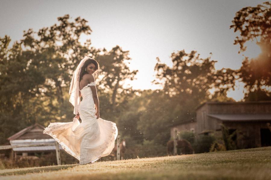 Chapel Hill Wedding Portrait