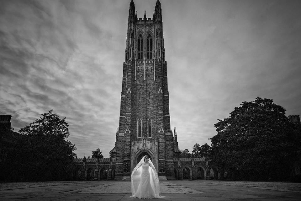 Duke Chapel Bridal Session