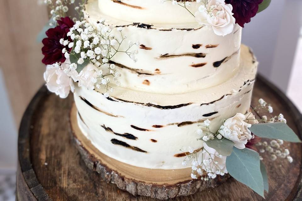 Birch wood Cake
