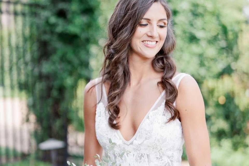 Romantic bridal shot