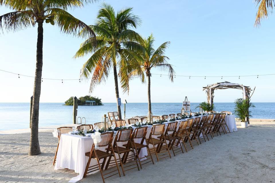 Intimate Wedding Setup