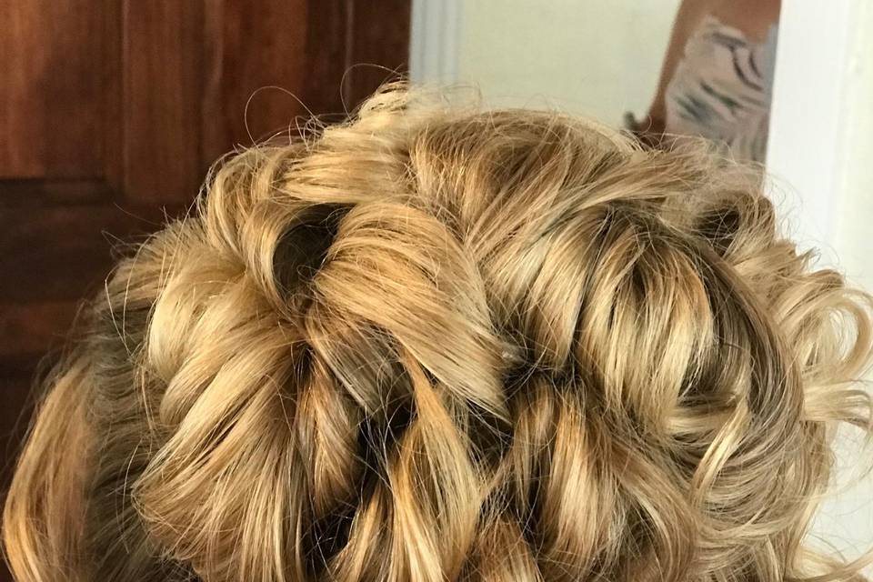 Bridesmaid updo