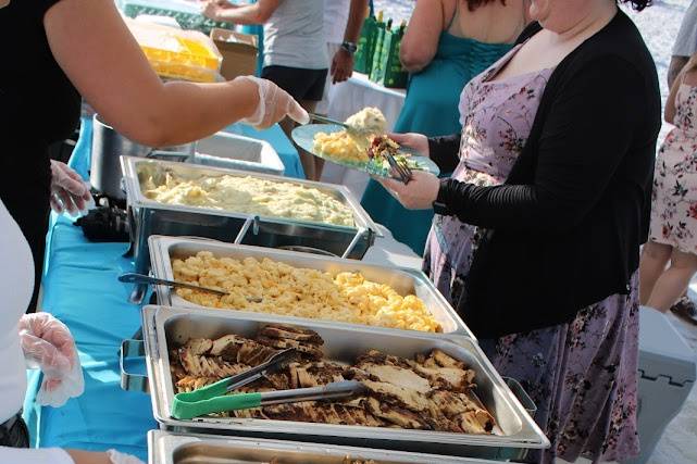 Beach Wedding Catering