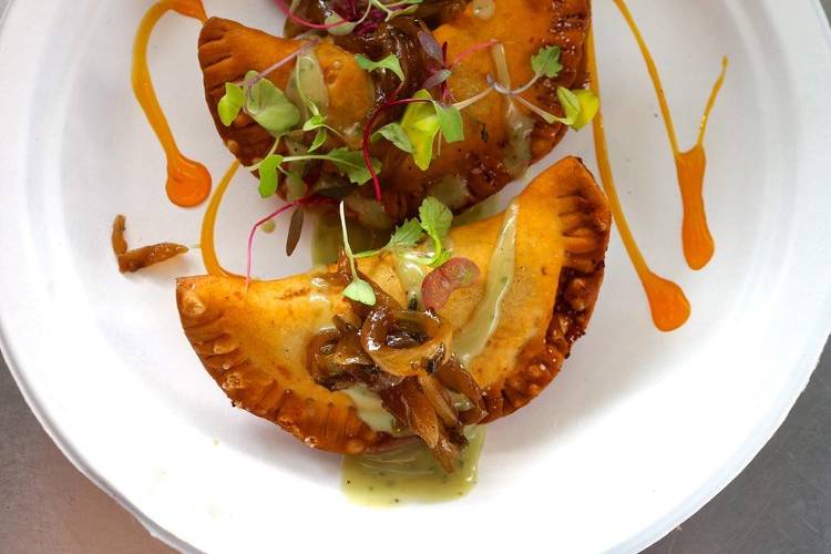 Plated Empanadas