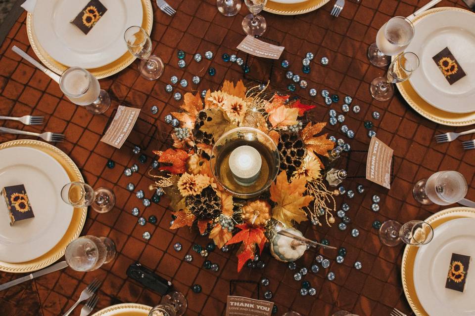 Fall in love tablescape