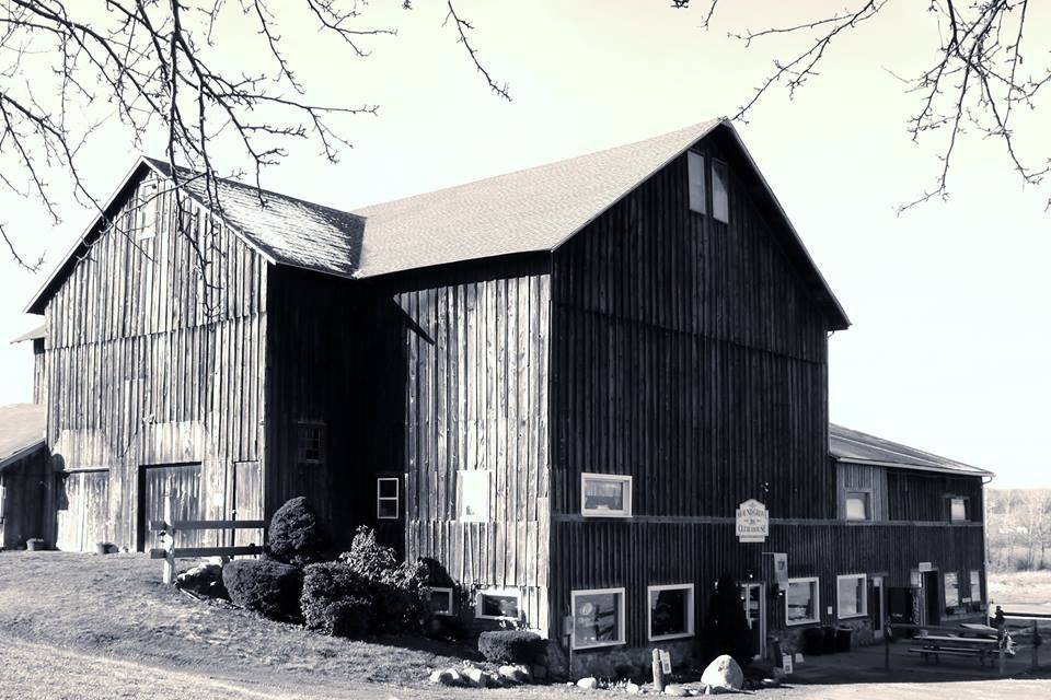 Original Barn in Black and White