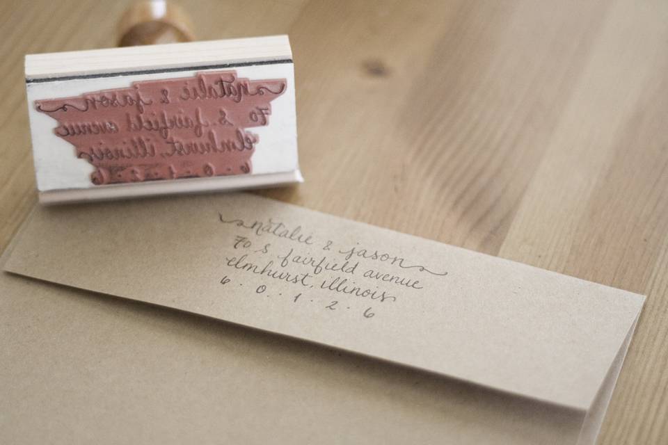 Rachel Carl & CO. Calligraphy