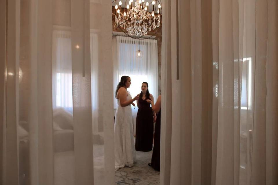 Glimpse into the bridal suite