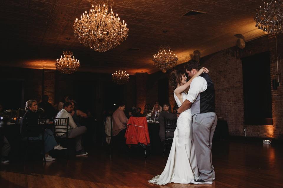 Romantic dance for couple