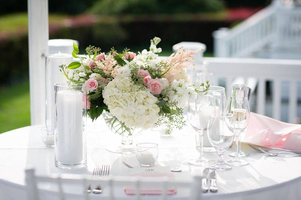 Blush Pedestal Arrangement