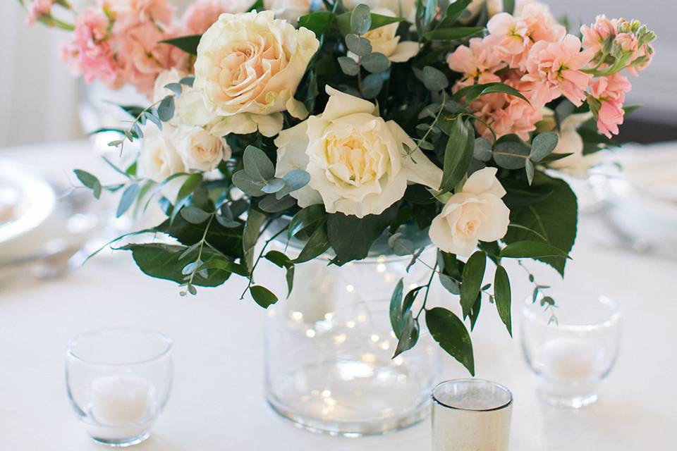 Blush Table Centerpiece