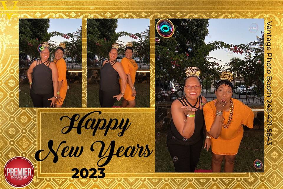 New year photo strips