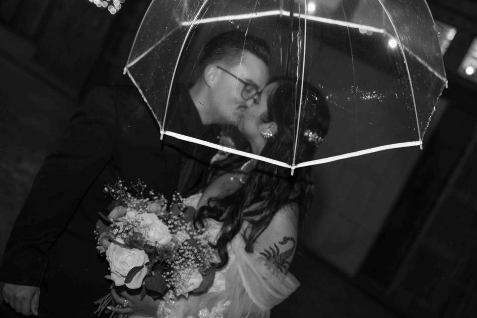 Under the rain