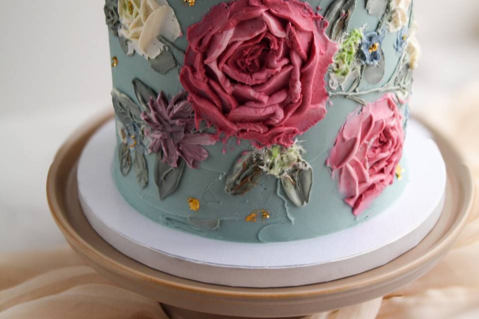 Floral Utah Wedding Cakes