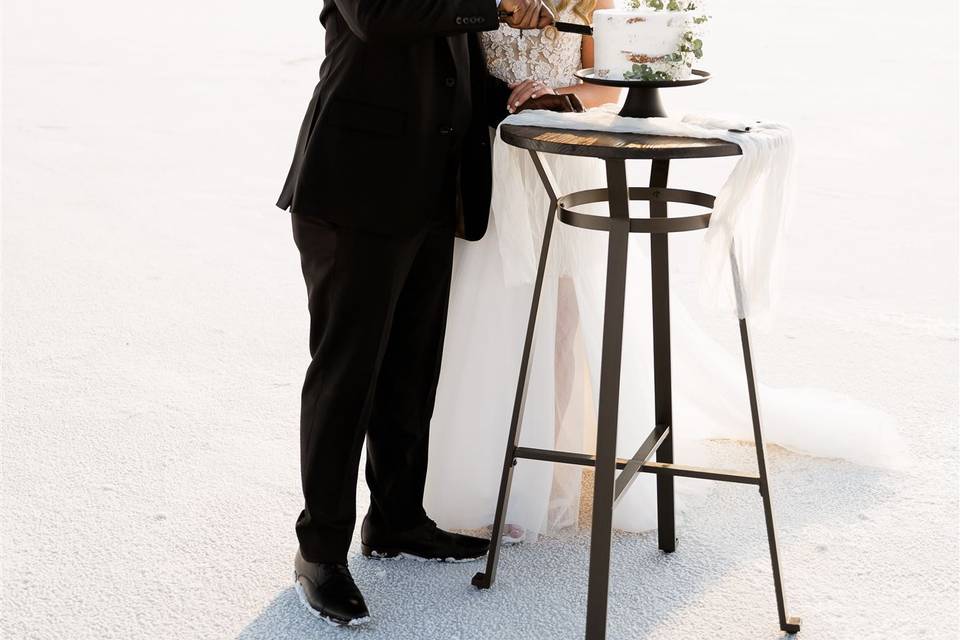 Elopement Wedding Cake Utah