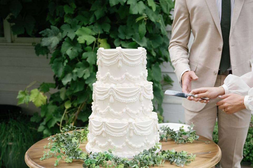 Vintage Wedding Cake Utah