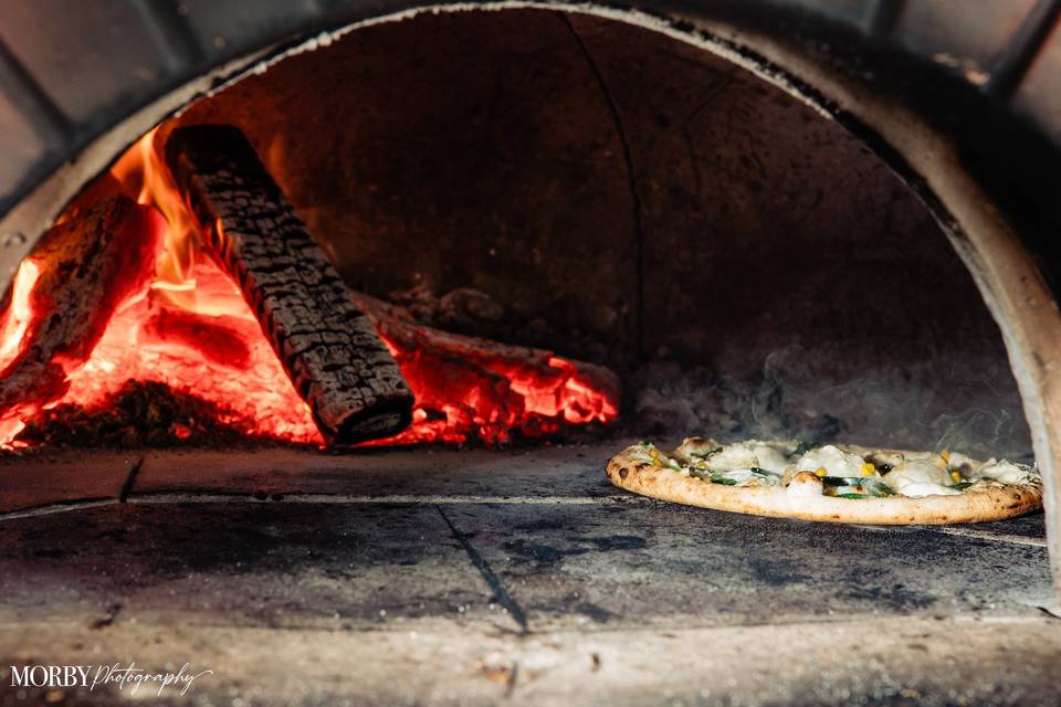 Wood-fire pizza