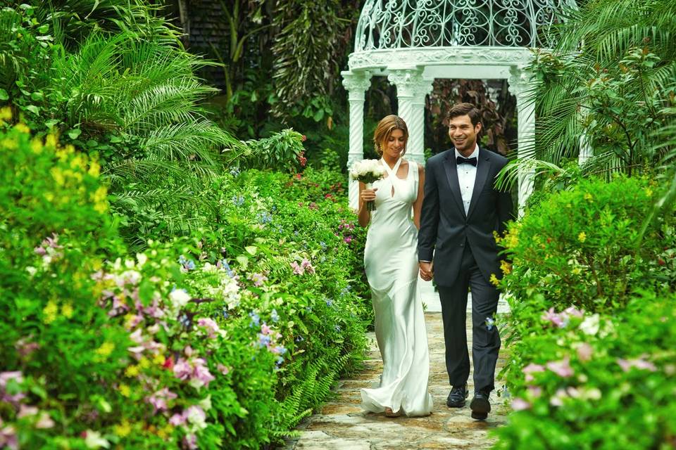 Sandals gazebo wedding