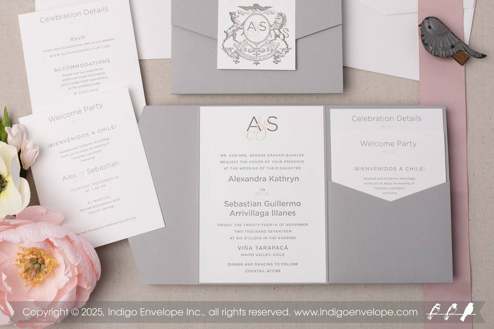 Romantic Pink Invitations