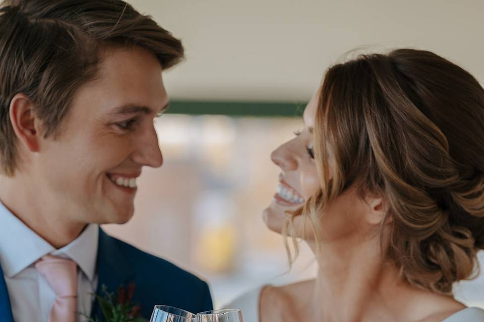 Couple with Champagne