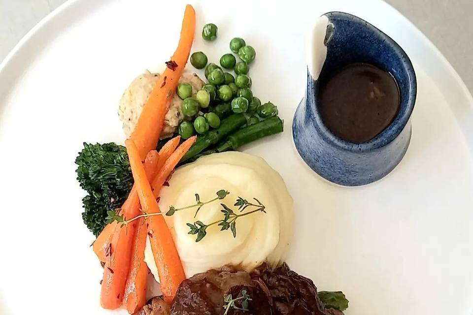Beef Plated Dinner
