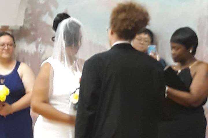 The ceremony