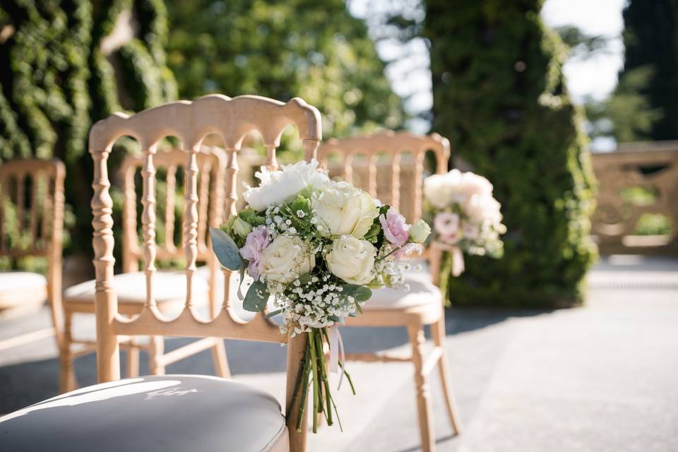 Ceremony Chair Floral Decor