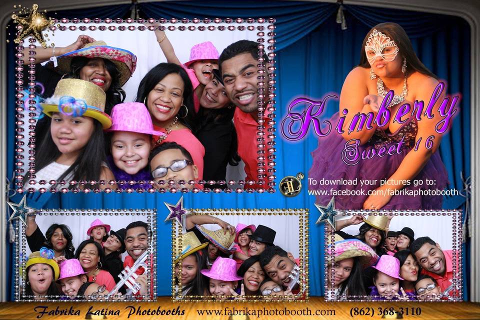 Kimberly Sweet 16 - Photobooth - Bronx NY - Photo Boothquinces - quinceanera - quinceañera