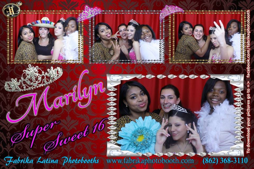 NJ Sweet 16 - Quinces - Photoboothnewark - NJ - new jersey - new york - ny - LI - brooklyn - bronx - queens - elizabeth - passaic - belleville - bloomfield - clifton - clinton - edison - rahway