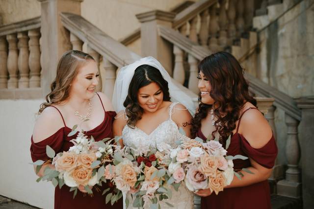 Smiles and bouquets